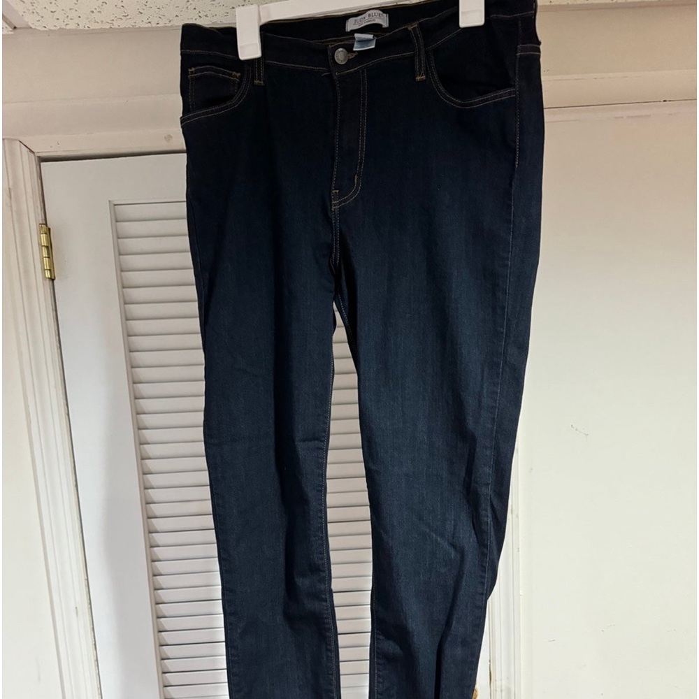 Judy Blue non-distressed dark denim 1X